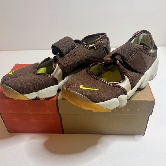 Nike Air Rift Premium Brown Sneakers Y2K Vintage 2000s (2004) US 8 New With Box - Picture 8 of 9